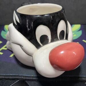 Applesauce Inc. Looney Tunes Sylvester Cat Mug - Cup 1989 Warner Bros Ceramic